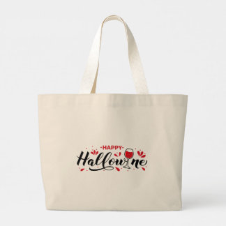 HAPPY HALLOWEEN LARGE TOTE BAG