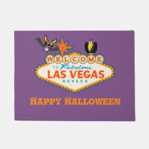 Happy Halloween Las Vegas Style Doormat