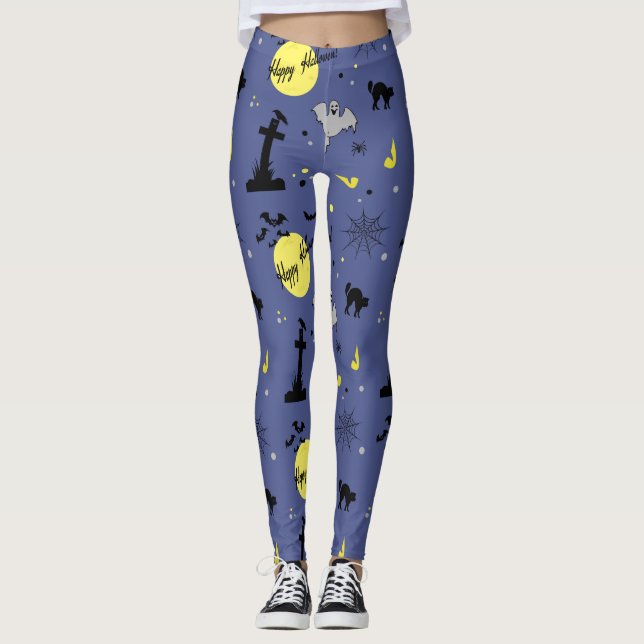 Happy Halloween Leggings (Front)