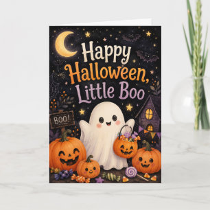 Happy Halloween Little Boo Card
