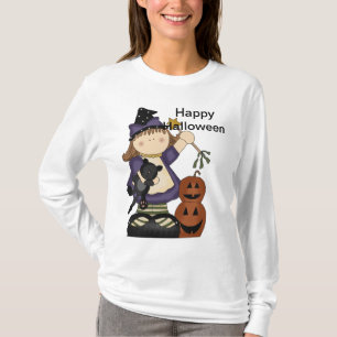 Happy Halloween Little Witch Long Sleeve T-Shirt