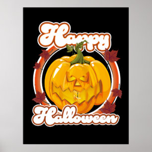 Happy Halloween logo Poster