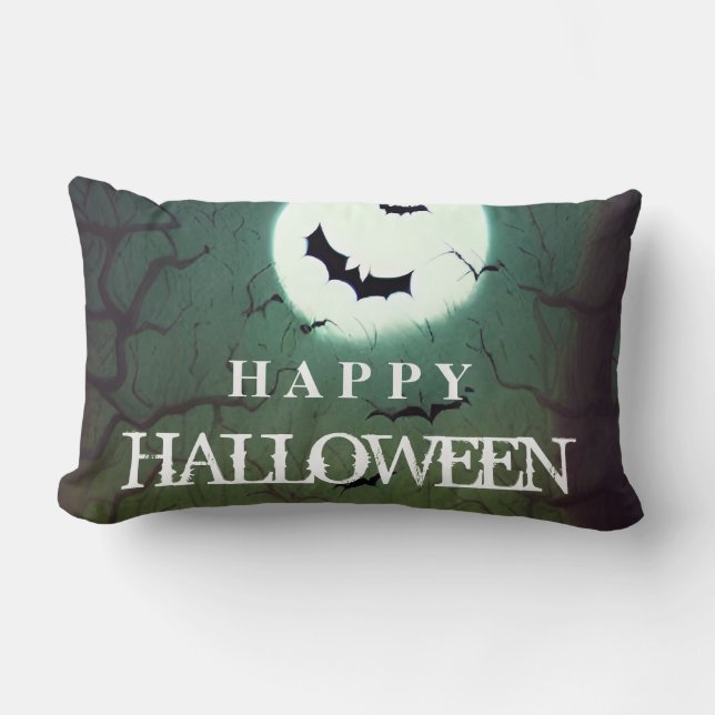 HAPPY HALLOWEEN LUMBAR CUSHION (Front)