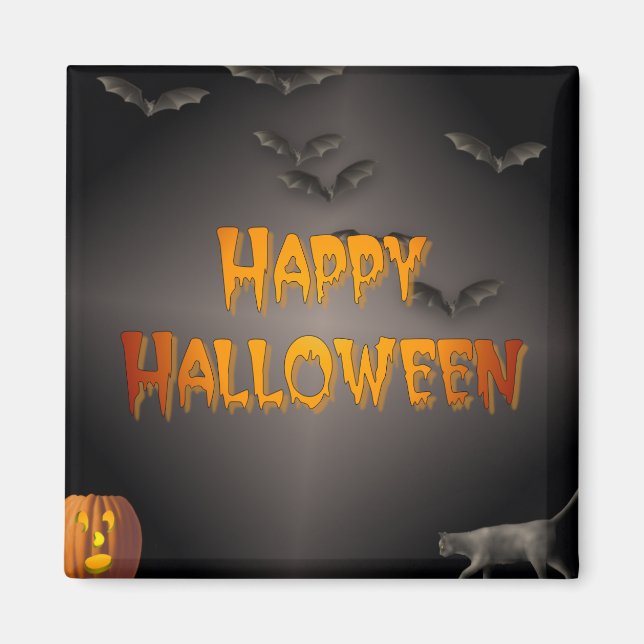 Happy Halloween Magnet (Front)