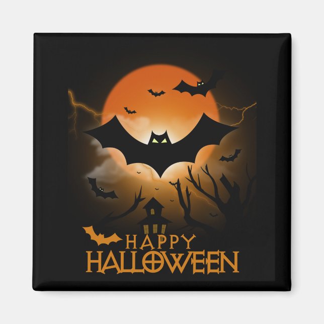 Happy Halloween Magnet (Front)