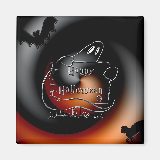Happy Halloween Magnet (Front)