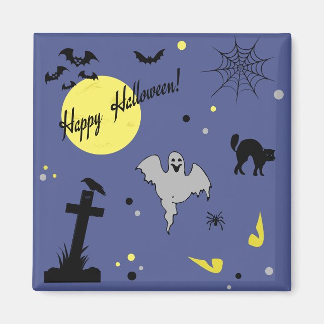 Happy Halloween Magnet (Front)