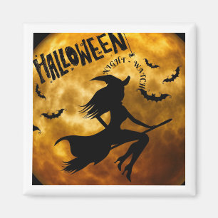 Happy Halloween Magnet , "Night-Watch"