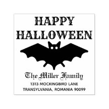 Happy Halloween Mansion Horror Return Address