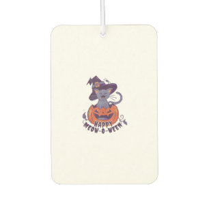 Happy Halloween Meowoween Tank Top Car Air Freshener