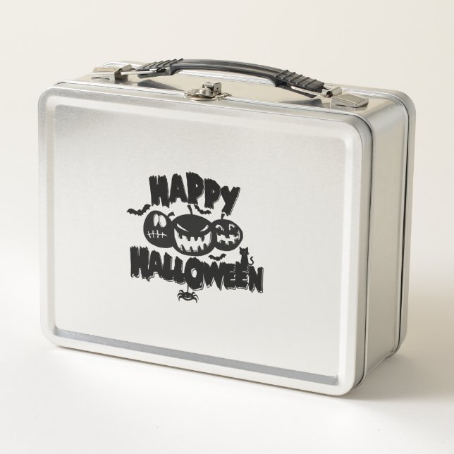 Happy Halloween Metal Lunch Box (Front)