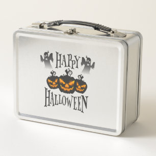 Happy Halloween Metal Lunch Box