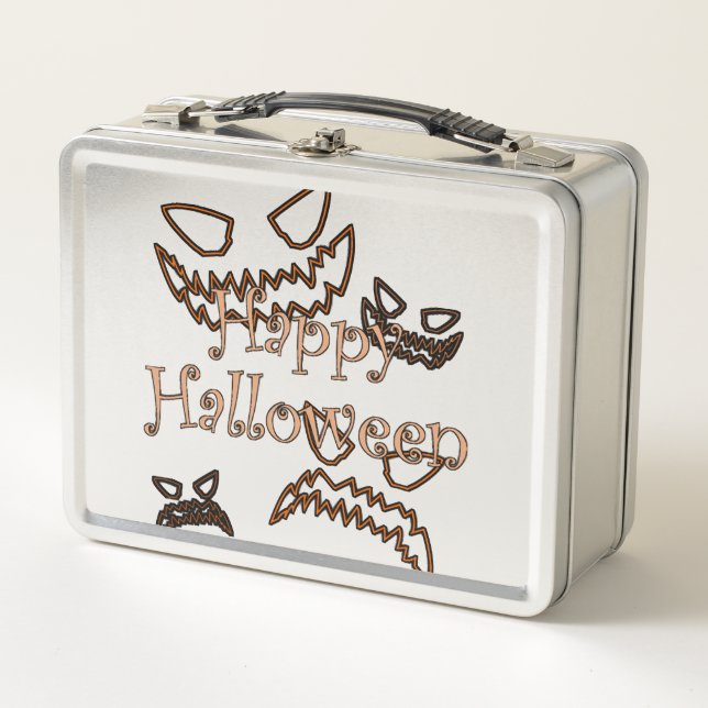 happy Halloween Metal Lunch Box (Front)