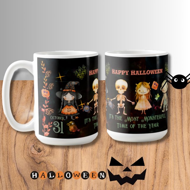 Happy Halloween Monsters Mug (Happy Halloween Monsters Mug)