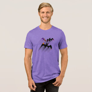 Happy Halloween Motif  Tri-Blend Shirt
