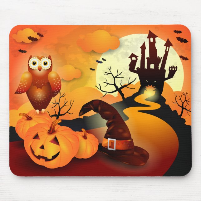 Happy Halloween! Mouse Pad (Front)