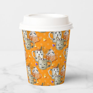 Happy Halloween Mummy Mugs Paper Cups