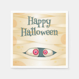 Happy Halloween Mummy Napkin