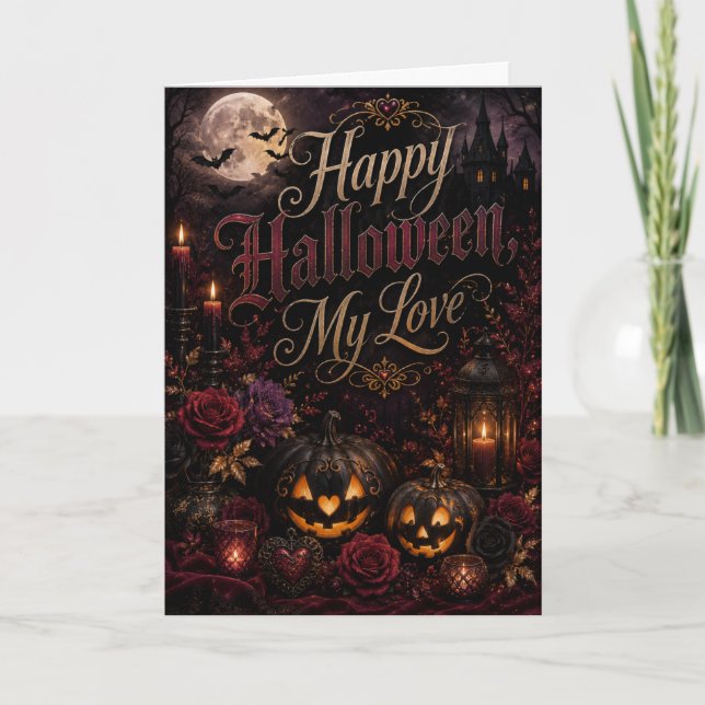 Happy Halloween My Love Card (Front)