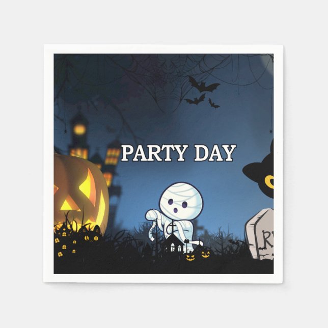 Happy Halloween Napkin (Front)