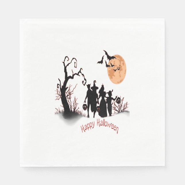 Happy Halloween Napkin (Front)