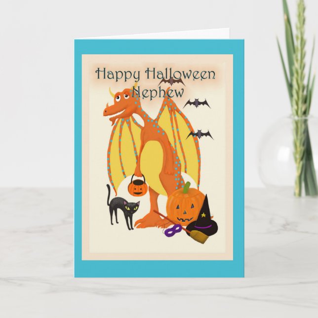 Happy Halloween Nephew Card (Front)