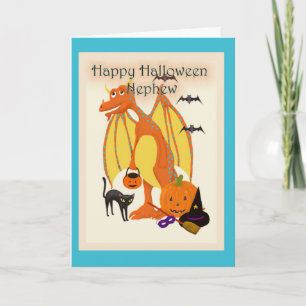 Happy Halloween Nephew Card