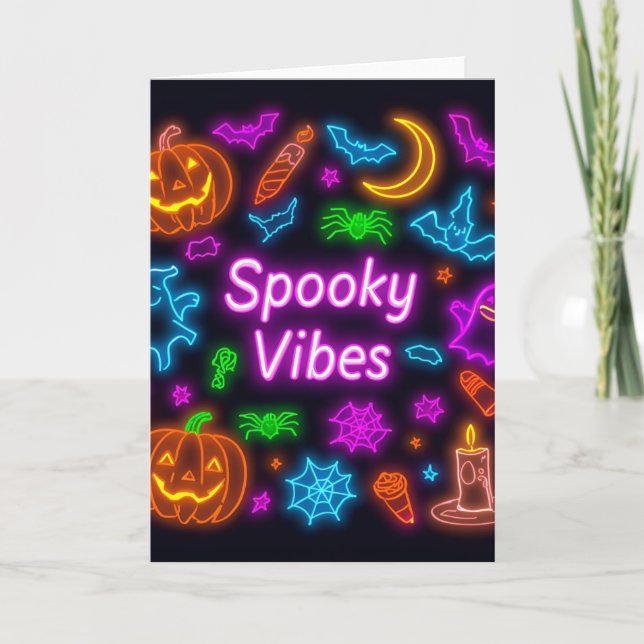 Happy Halloween Night Card (Front)