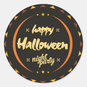 Happy Halloween Night Party sticker