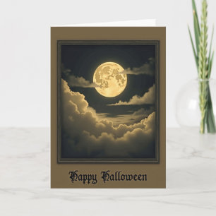 Happy Halloween Night Sky Card