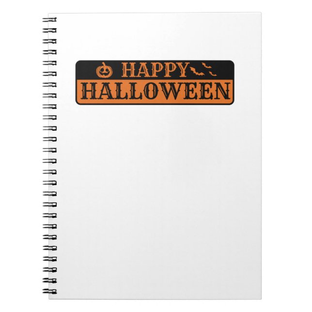 Happy Halloween Notebook (Front)