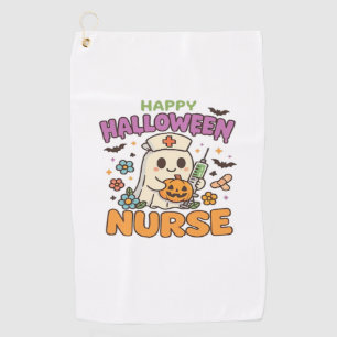 Happy Halloween Nurse Shirt – Cute Spooky Medical  Golf Towel