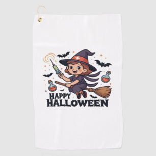 Happy Halloween Nurse Shirt – Spooky Cute Medical  Golf Towel