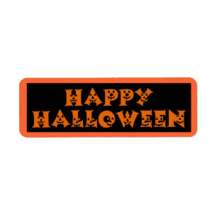 Happy Halloween Orange Jack-o’-Lantern Face