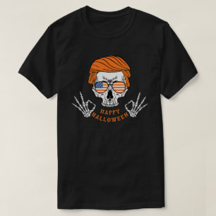 Happy Halloween Orange Patriotic T-Shirt