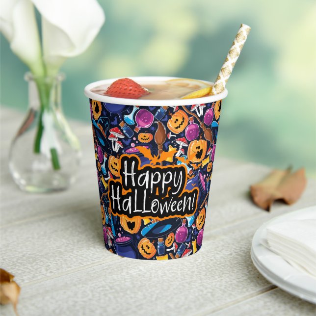 Happy Halloween Paper Cups (Insitu)