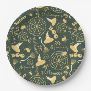 Happy Halloween Paper Plate