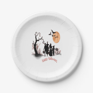 Happy Halloween       Paper Plate
