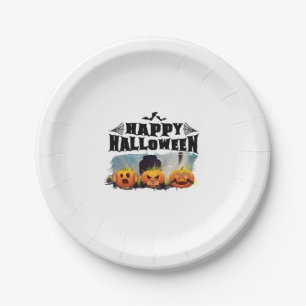 Happy Halloween                                    Paper Plate