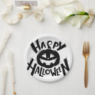 Happy Halloween  Paper Plate