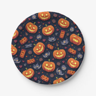 Happy Halloween Paper Plates