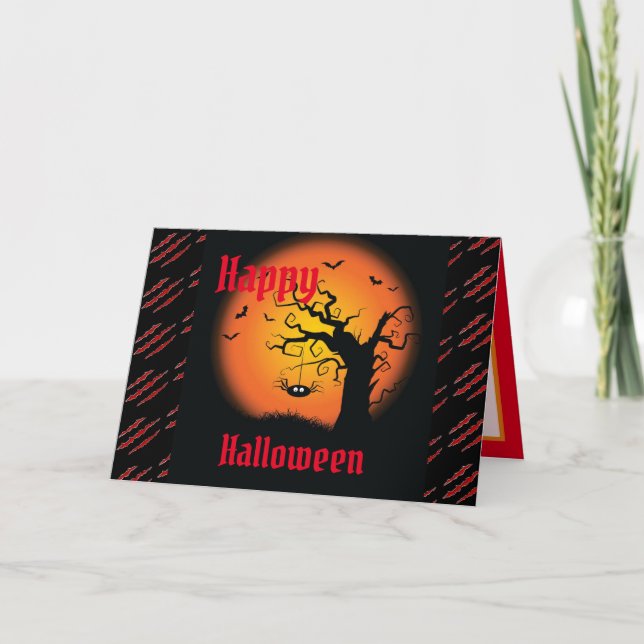 Happy Halloween Party Card (Front)