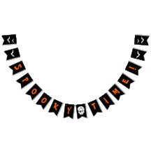 Happy Halloween Party Decor Spooky Time Banner