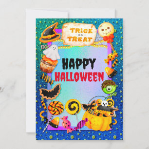 Happy Halloween party filled with trick-or-treat
