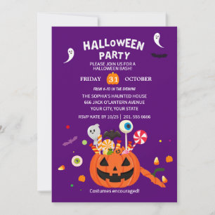 Happy Halloween Party Invitation