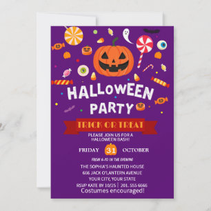 Happy Halloween Party Invitation