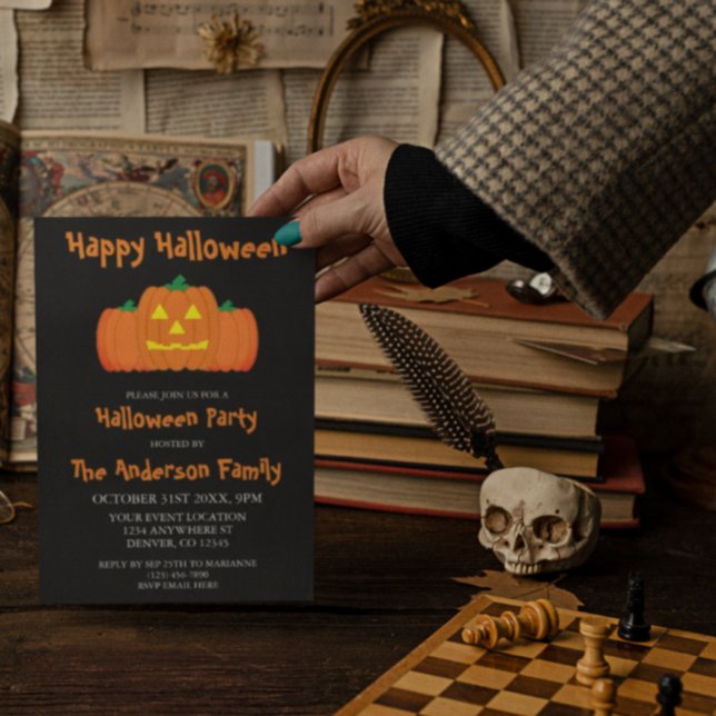 Happy Halloween Party Invitation (Creator Uploaded)