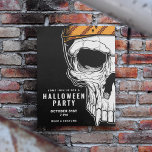 Happy Halloween |  Party Invitation Skeleton Postcard<br><div class="desc">Happy Halloween |  Party Invitation Skeleton</div>