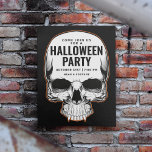 Happy Halloween |  Party Invitation Skull Postcard<br><div class="desc">Happy Halloween |  Party Invitation Skull</div>