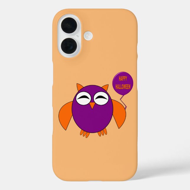 Happy Halloween Party Owl Case-Mate iPhone Case (Back)